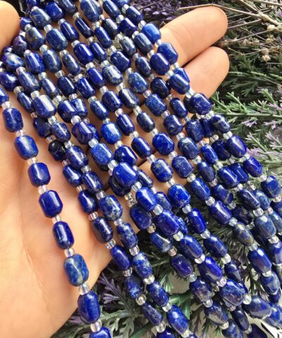6x8 Oval Dikdörtgen Dizi Lapis Lazuli Taşı