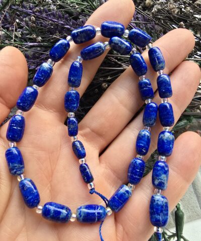 6x11 Oval Dikdörtgen Dizi Lapis Lazuli Taşı
