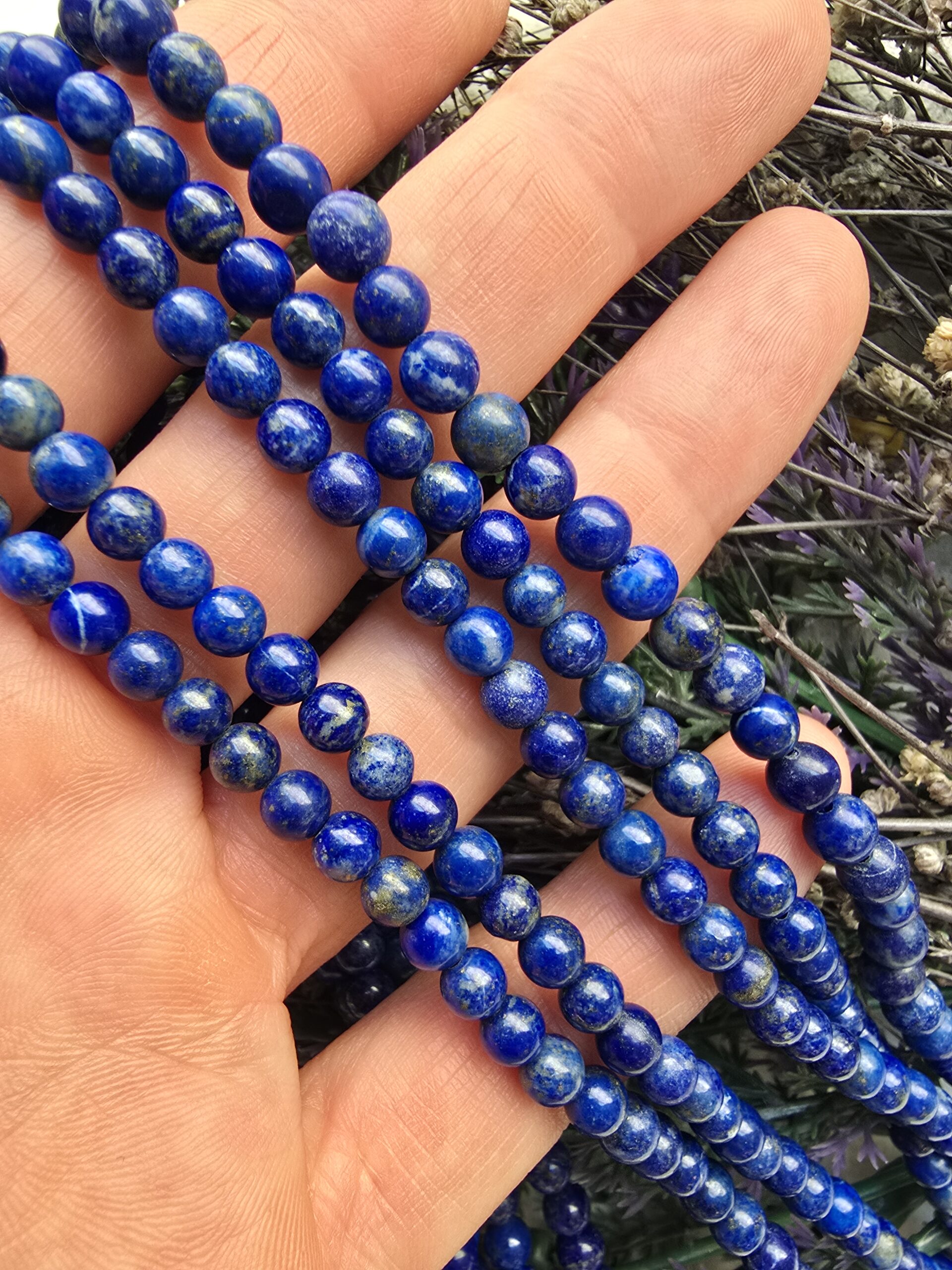 5 MM AAA Küre Lapis Lazuli Taşı