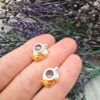 3 Boyutlu Minimal Kahve Fincanı Kolye Ucu ve Charm