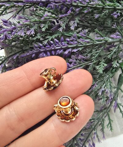 3 Boyutlu Minimal Cay Bardağı Kolye Ucu ve Charm