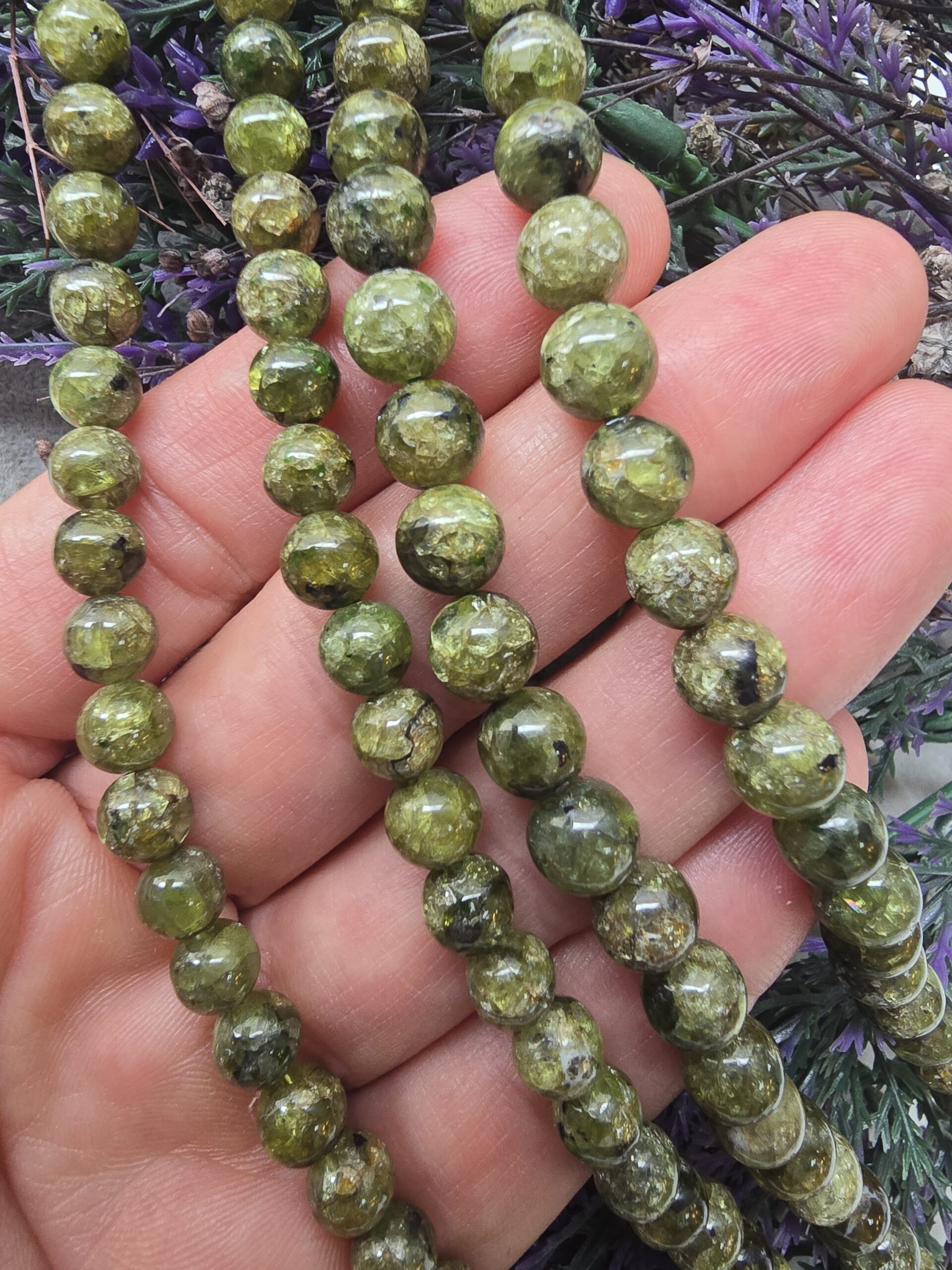 AA Peridot Dizi Doğal Taşlar
