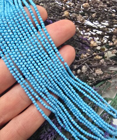 2 MM Fasetli AAA Turkuaz Taşı