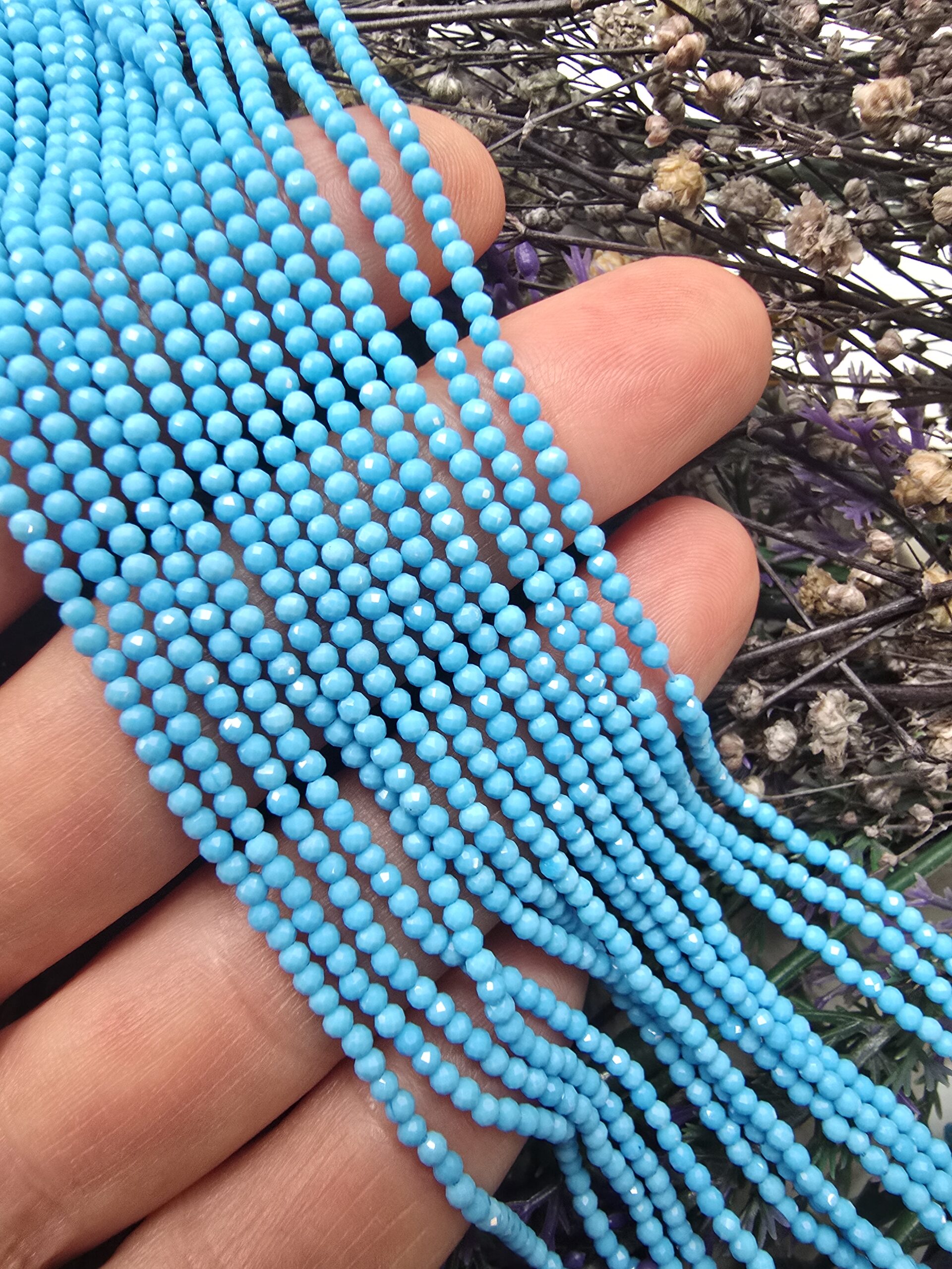 2 MM Fasetli AAA Turkuaz Taşı - Görsel 3