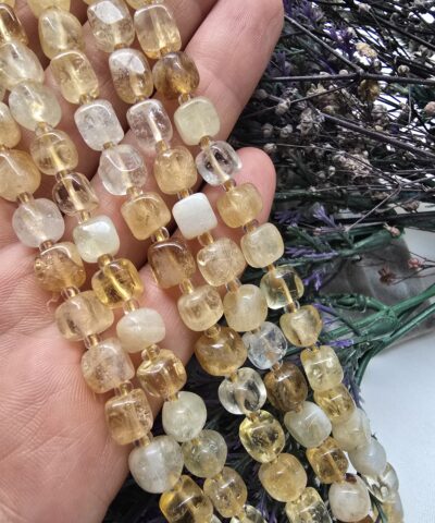 7 MM Oval Küp Şekilli Sitrin Taşı