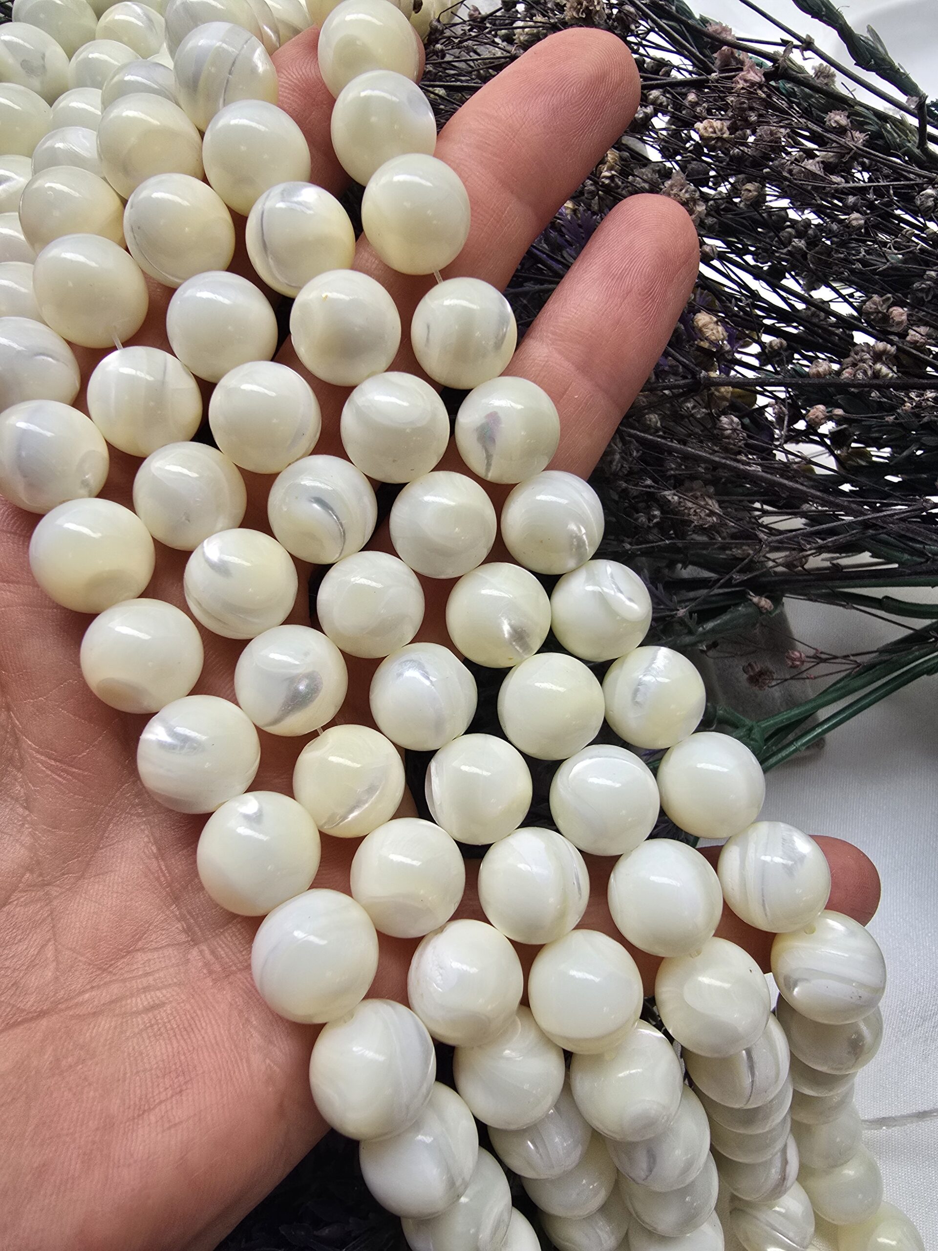 12 MM AAA Kalite Küre Kesim Sedef Taşı
