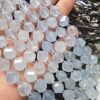 8 MM Elmas Doğal Mavi Kuvars Taşı - Görsel 3