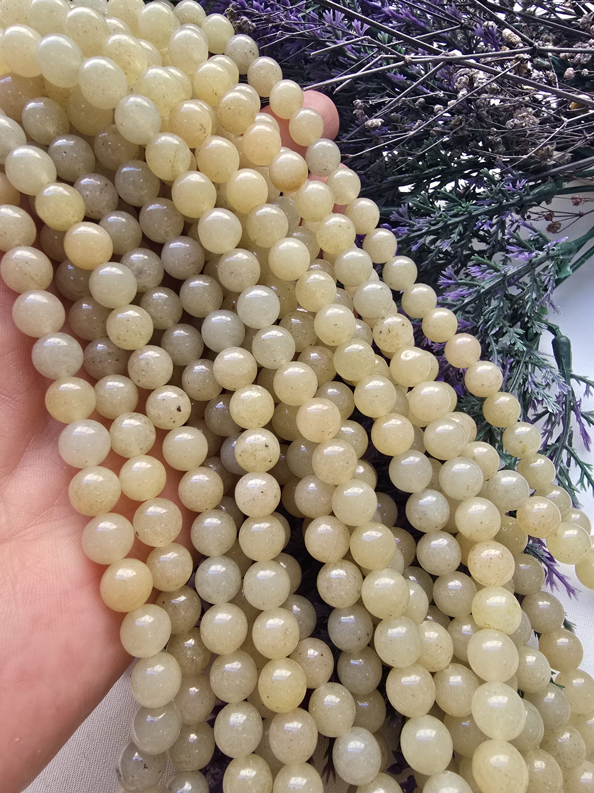 8 MM Küre Açık Labradorit Ceyt Kuvars Taşı