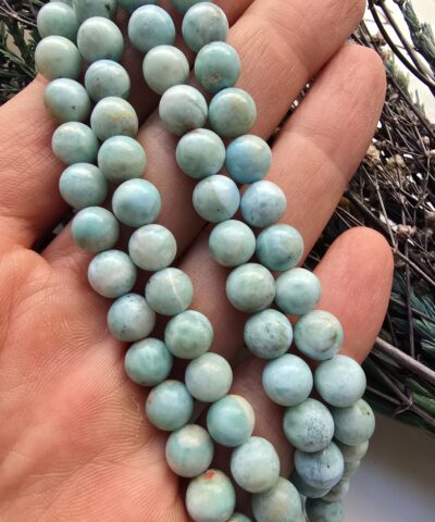 Alternative view of 7 MM Larimar Doğal Taş Dizi