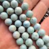 7 MM Larimar Doğal Taş Dizi
