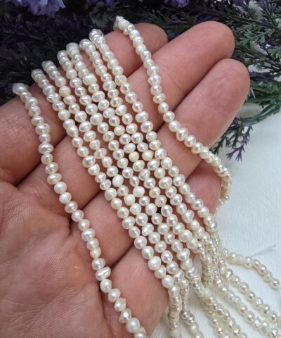 4 MM Premium Doğal Barok Yumurta İnci
