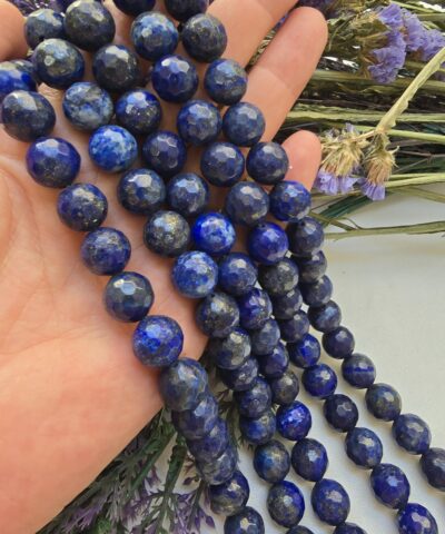 12 MM Faset Kesimli Lapis Lazuli Taşı