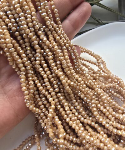 4 MM Oval Kristal Boncuk - 534