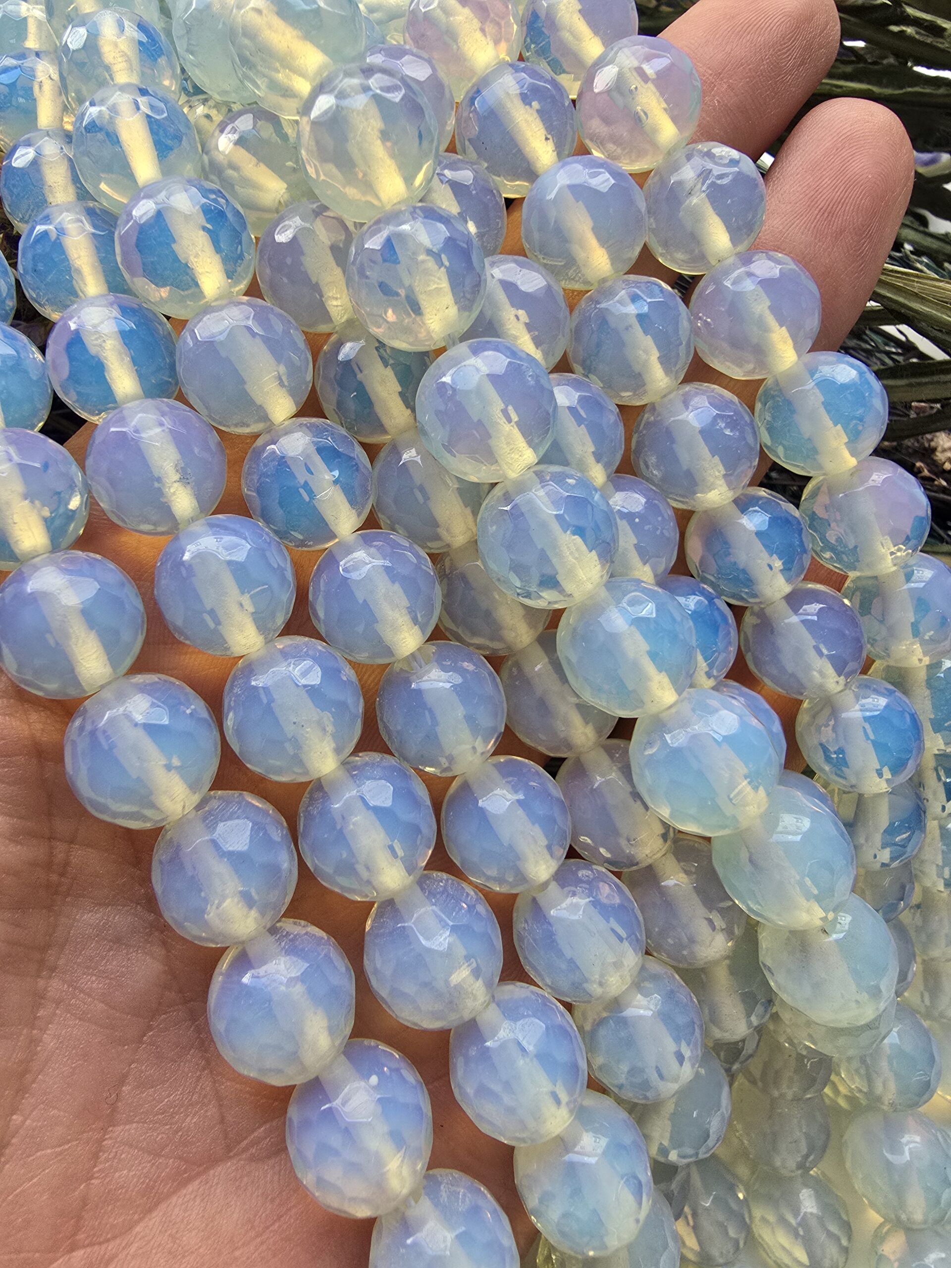 12 MM Faset Kesim Küre Opal Taşı - Görsel 3