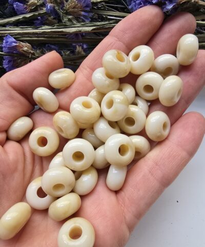 14x8 MM Rondela Kemik Renkli Akrilik Bileklik ve Kolye Boncukları