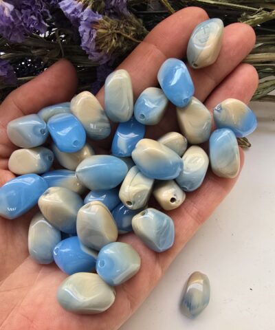 10x18 MM Şekilsiz Arpa Bulut Renkli Akrilik Bileklik ve Kolye Boncukları