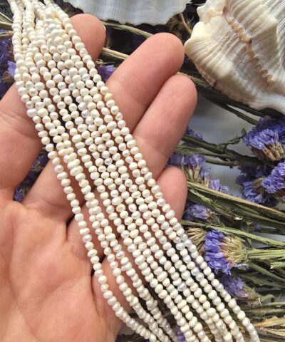 3 MM Oval Doğal Barok İnci