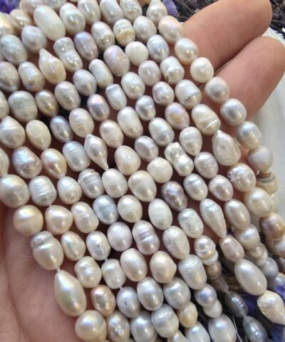 6x7 MM Arpa Saten Doğal Barok İnci
