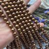 8 MM Bakır Renkli Küre Hematit Taşı - Görsel 2