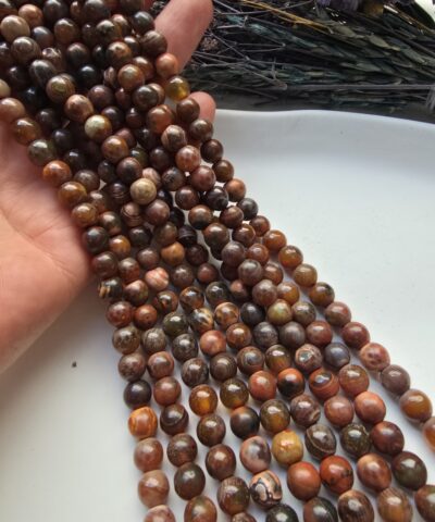 8 MM Kahve Toprak Akik Taşı