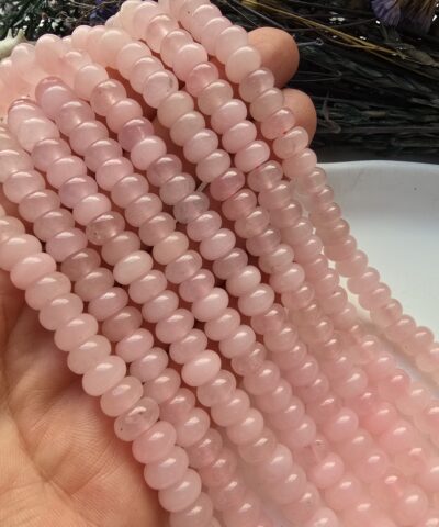 Alternative view of 8x5 MM Rondela Pembe Kuvars Taşı