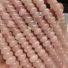 8x5 MM Rondela Pembe Kuvars Taşı