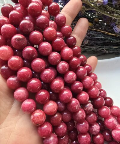 12 MM Rodokrozit Renkli Ceyt Kuvars Taşı