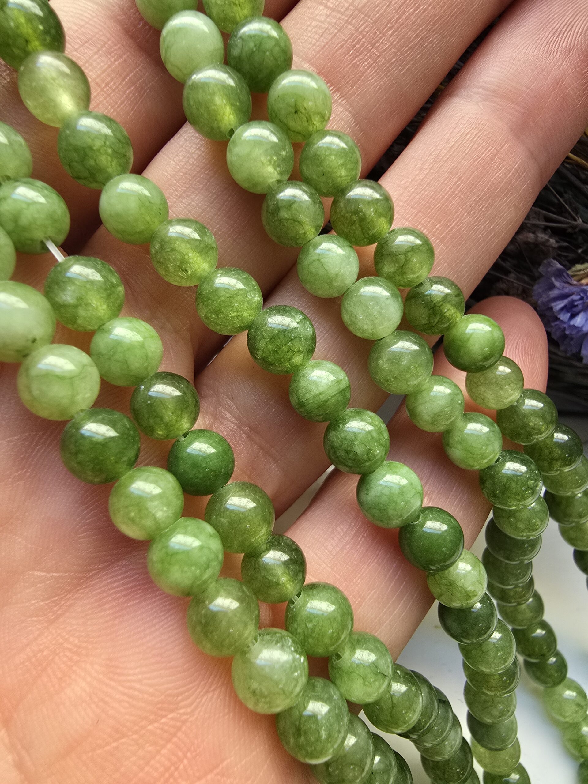 6 MM Yeşim Ceyt Kuvars Taşı