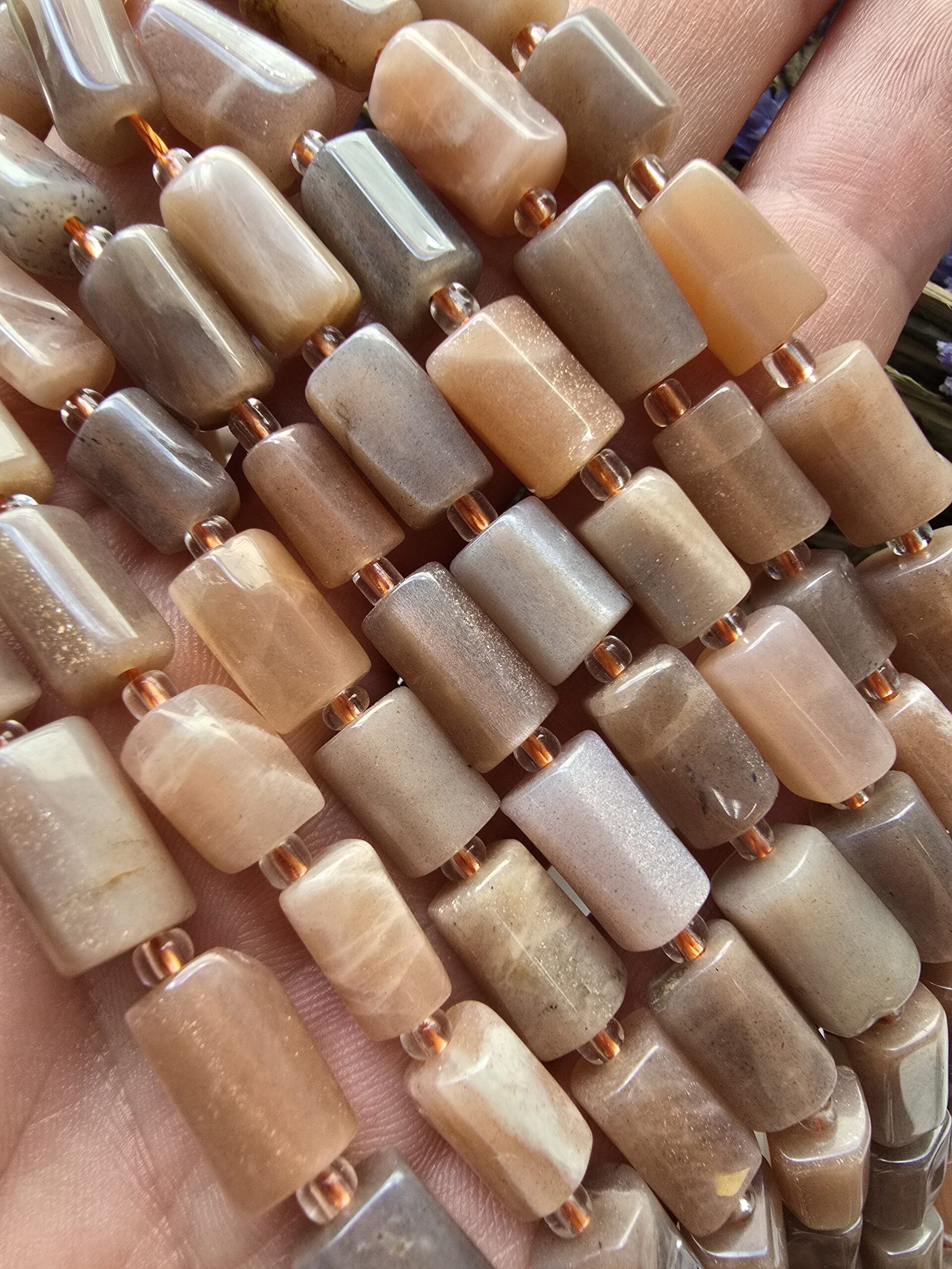 7x10 MM AAA Silindir Doğal Güneş Taşı - Görsel 4