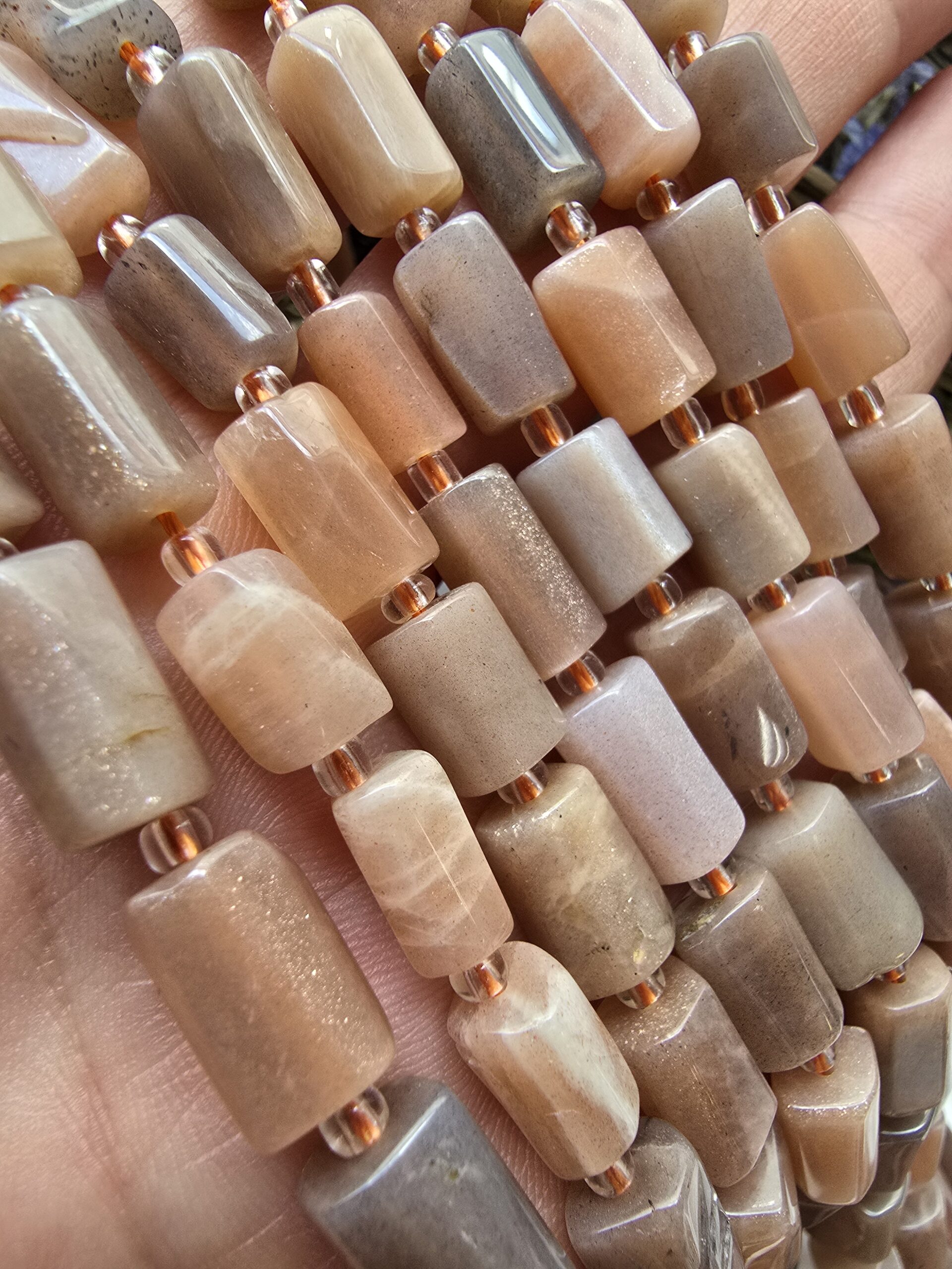 7x10 MM AAA Silindir Doğal Güneş Taşı - Görsel 2