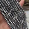 6x3 MM Gümüş Rondela Fasetli Hematit Doğal Taş