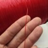 0.8 MM Kırmızı Esnek Lastikli Misina 1 Metre - Görsel 2