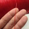 0.8 MM Kırmızı Esnek Lastikli Misina 1 Metre