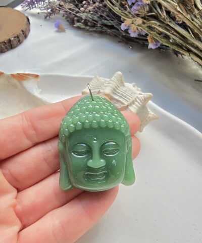Buddha Kafası Aventurin Kuvars