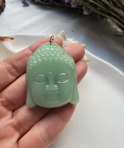 Buddha Kafası Yeşim Kuvars
