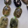 20x30 MM Elmas Kesim Yeşil Granat Doğal Taş