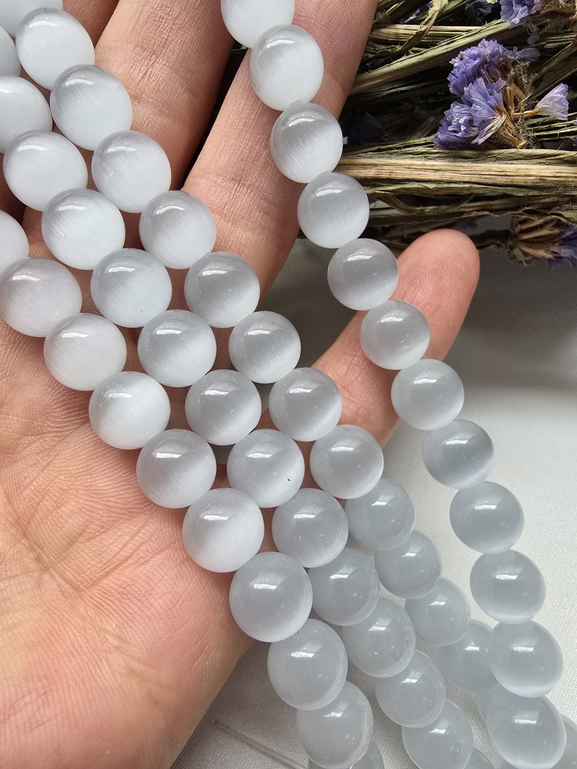 10 MM Küre Duman Kedi Gözü Taşı