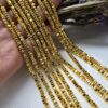 4x2 MM Parlak Gold Faset Kesim Kare Hematit Taşı