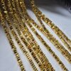 4x2 MM Parlak Gold Faset Kesim Kare Hematit Taşı - Görsel 2