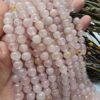 8 MM Gül Kuvars Küre Ceyt Doğal Taş - Görsel 2