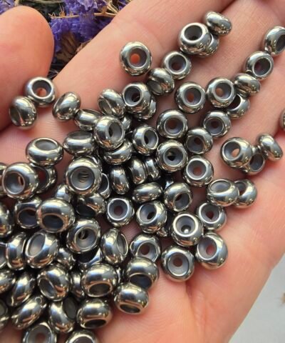 8 MM Gümüş Çelik Silikonlu Stoper - Görsel 3