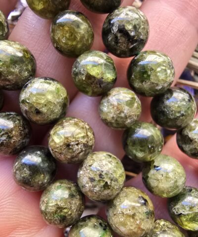 9 MM AAA Peridot Dizi Doğal Taşlar