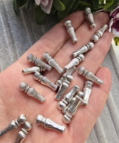 Cizgili Metal Tesbih İmamesi