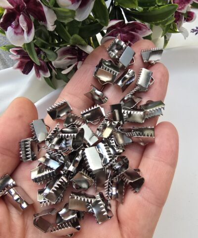 10 MM Gümüş Renk Çelik Timsah Kapama