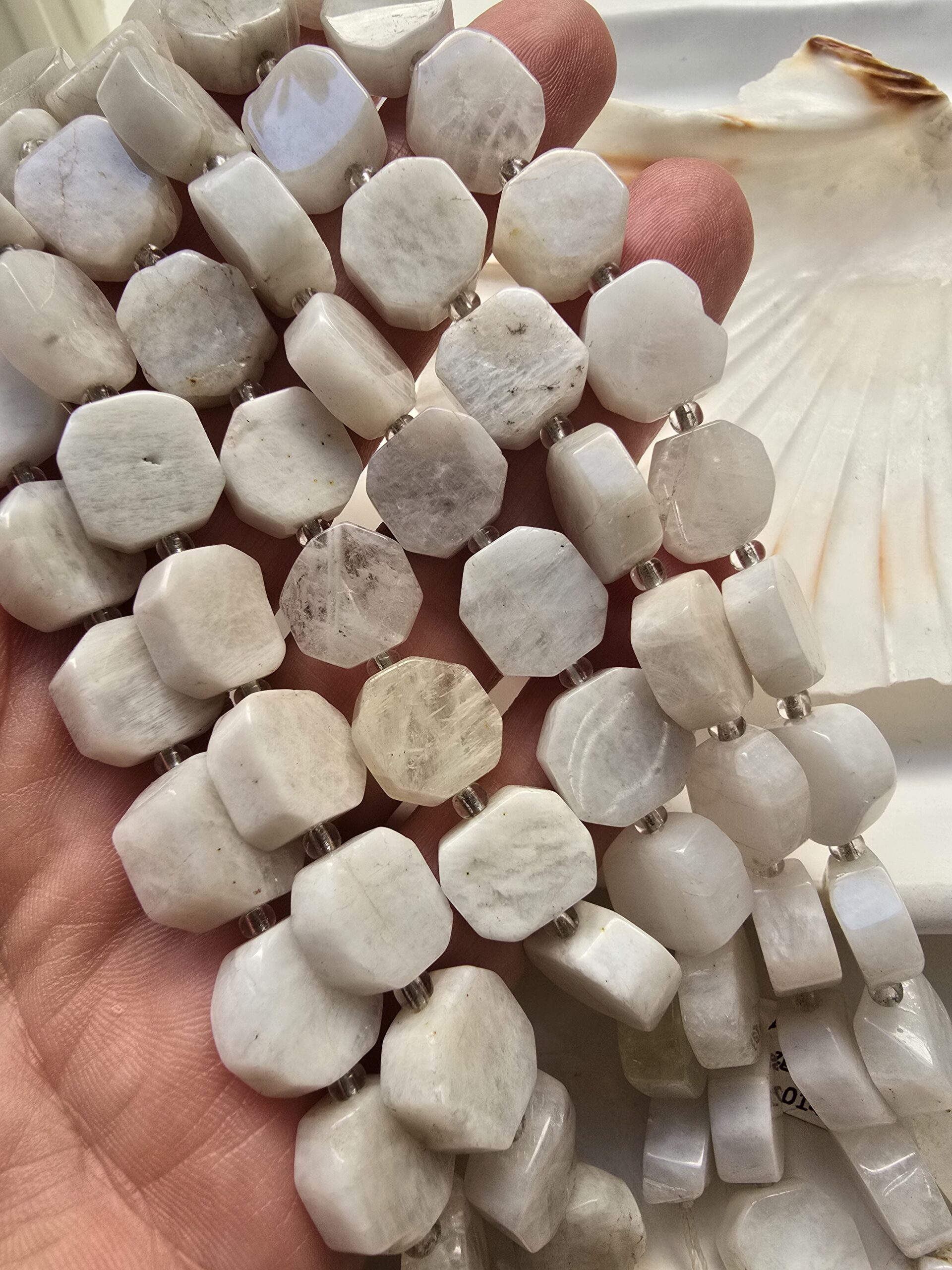 12 MM Petek Ay Taşı Doğal Taş