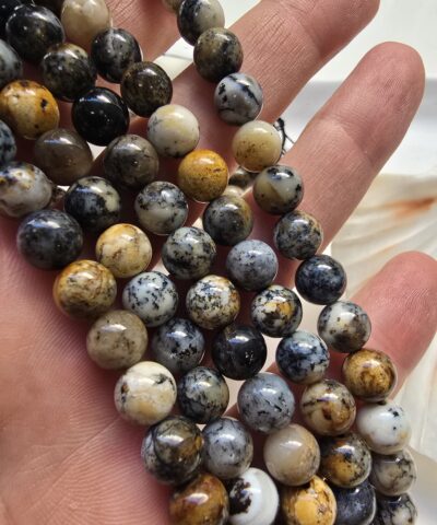 Alternative view of 8 MM Küre Kahveringi Fosilli Opal Taşı