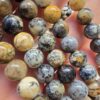 8 MM Küre Kahveringi Fosilli Opal Taşı - Görsel 3
