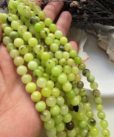 8 MM Serpantin Küre Ceyt  Doğal Taş
