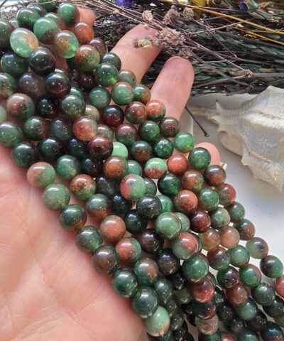8 MM Küre Yosunlu Karnelyan Ceyt Taşı