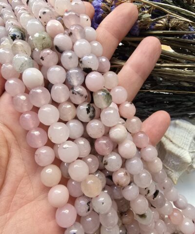 10 MM Faset Pembe Ceyt Kuvars Taşı